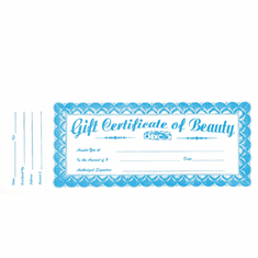 Gift Certificates 25 Ct.<BR>