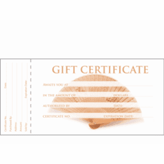 Gift Certificates - 50 Ct.<BR>