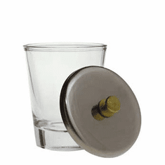 Glass Jar with Metal Lid<BR>