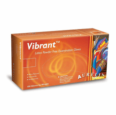 Vibrant Powder-Free Latex Gloves