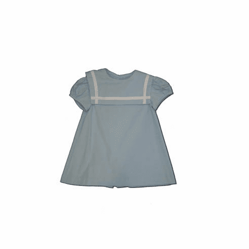 Funtasia Too Sailor Dress of blue corduroy with matching boys outfits.