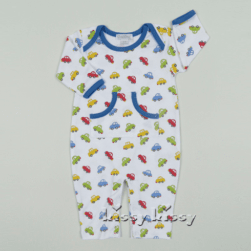 Kissy Kissy Beep Beep Print Playsuit. 0-3m