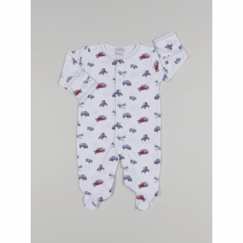 Kissy Kissy Classics Print Footie F18Cl04P 3-6m
