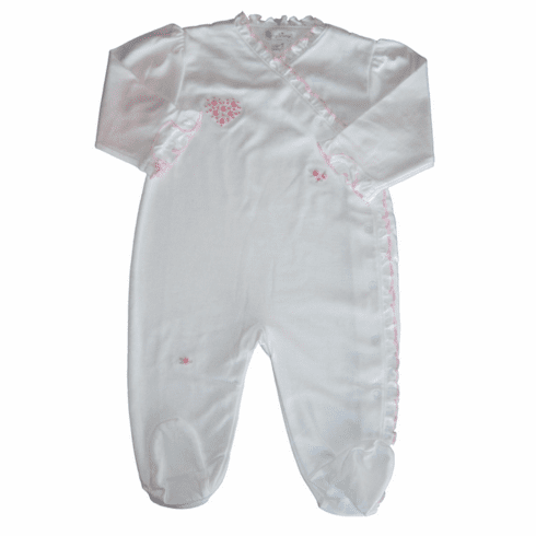 Kissy Kissy Fleur De L'Amour Footie . Pink 9m