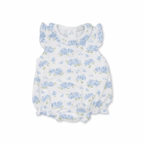 Kissy Kissy Heavenly Hydrangeas Print Short Bubble S25HH44Pblue
