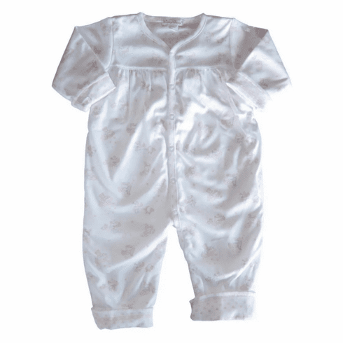 Kissy Kissy Little Super Star Print Reversible Playsuit. Pink 6-9m