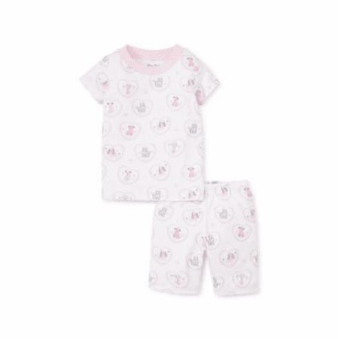 Kissy Kissy Pajamas Pink Pups S19BP193i 12-18m