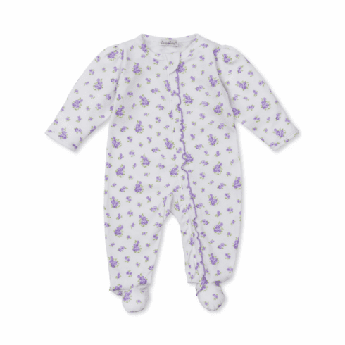 Kissy Kissy Roses and Blooms Footie with Zipper F25RAR04Zplilac