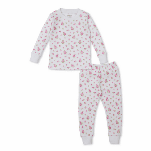 Kissy Kissy Roses and Blooms Print Long Pajamas F25RAR190ppinkt