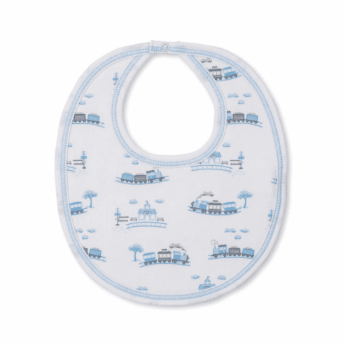 Kissy Kissy Round About Rail Print Bib F25RAR13p