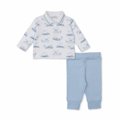 Kissy Kissy Round About Rail Print Pant Set F25RAR62p