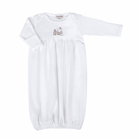 Magnolia Baby A Child is Born Nativity Scene White Sack. Newborn