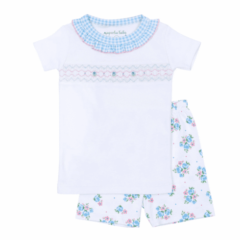 Magnolia Baby Anna's Classics Smocked Short Pajamas. 2T