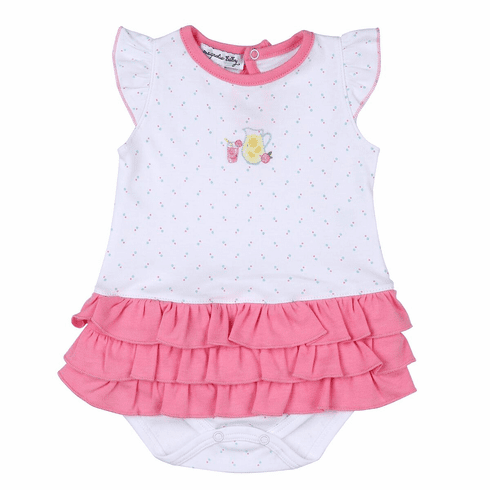 Magnolia Baby Fresh Lemonade Pink Emb Ruffle Flutters Bubble