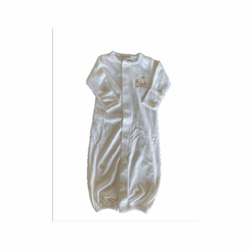 Magnolia Baby Manger Scene White Emb.Converter Gown. Newborn