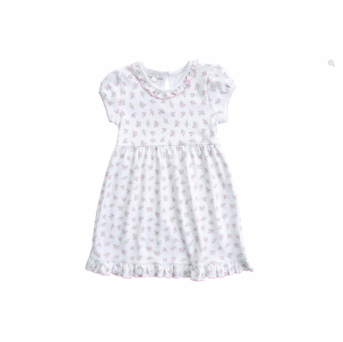 Magnolia Baby Piper's Garden Pink Printed S/S Toddler Dress