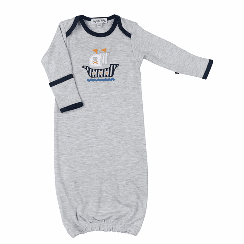 Magnolia Baby Pirate's Life! Navy Lap Gown 