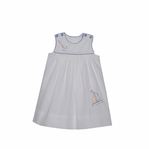 Remember Nguyen Anchor and Sailboat Dress TODDLER