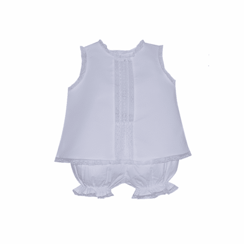 Remember Nguyen Anna White Bloomer Set. Infant