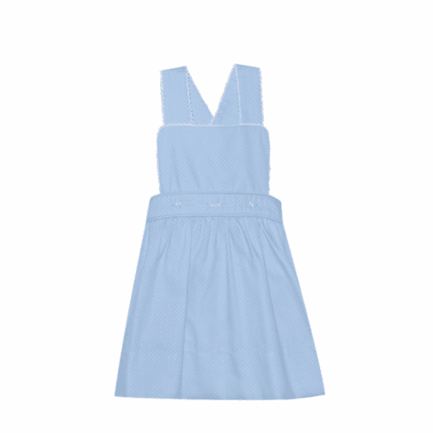 Remember Nguyen Bellas Blue Sundress with Flowers. Infant