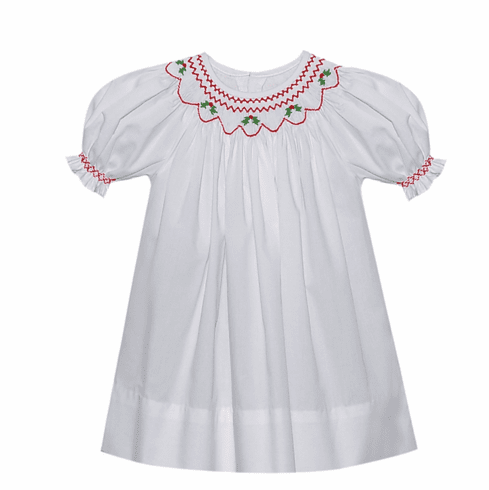 Remember Nguyen Bishop Dress with Hollies Smocking.  Infant