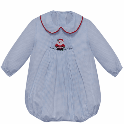 Remember Nguyen Boys Santa Blue Bubble. Toddler Boy