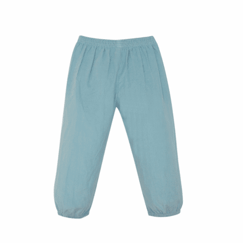 Remember Nguyen Cadet Blue Corduroy Pants with Elastic. Toddler