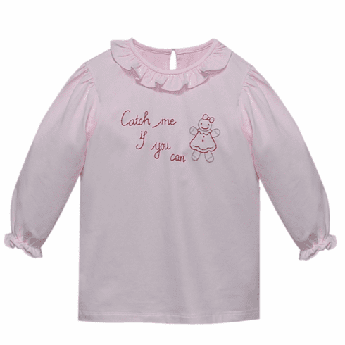 Remember Nguyen Catch Me If You Can Pink Blouse. Girl