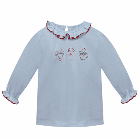 Remember Nguyen Emma Christmas Blouse.  Girl