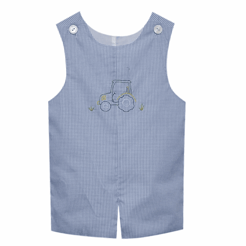 Remember Nguyen Graham Blue Boys Shortall with Tractor. Toddler