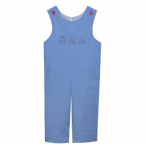 Remember Nguyen Graham Christmas Blue Longall with Embroidery. Toddler