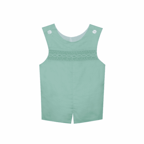 Remember Nguyen Graham Green Shortall with Smocking. Toddler