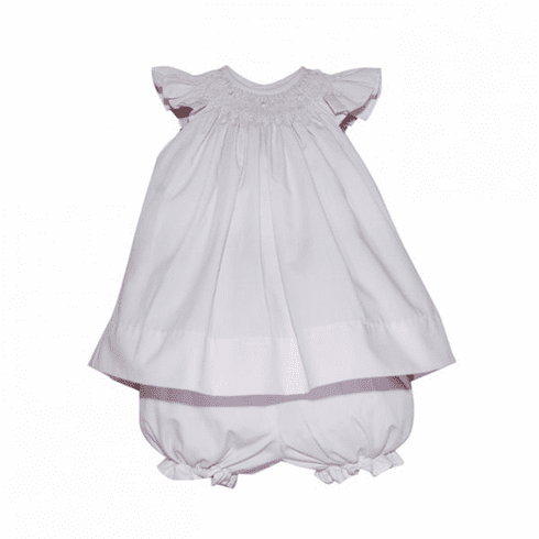 Remember Nguyen Hayley Infant Angel Bishop Dress-Pink.