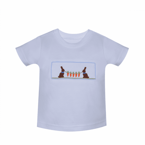 Remember Nguyen Knit Shirt with Chocolate Bunnies. Infant