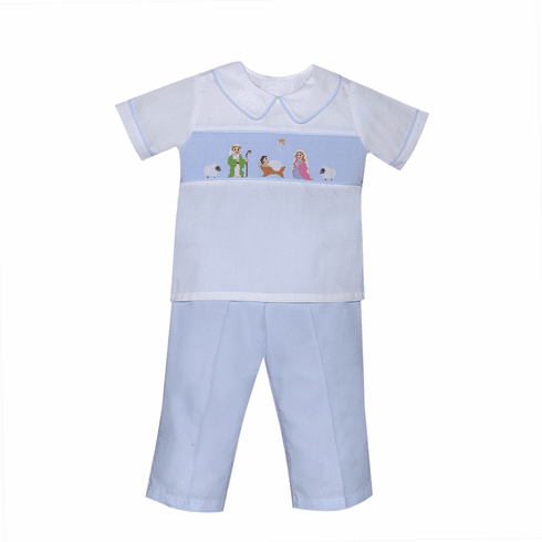 Remember Nguyen Little Boy Nativity Pant Set