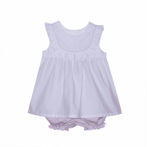 Remember Nguyen Millie Kay Pink Bloomer Set. Toddler