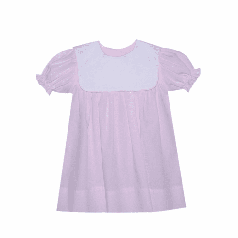 Remember Nguyen Rowan Pink Dress with White Collar. Infant