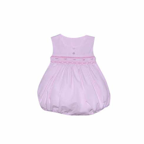 Remember Nguyen Sarah Pink Smocked Girl Bubble.