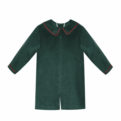 Remember Nguyen Williams Green Romper. Infant