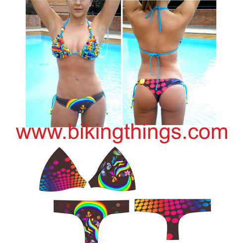 Black and full colors Bikini, Custom made Colors swim wear