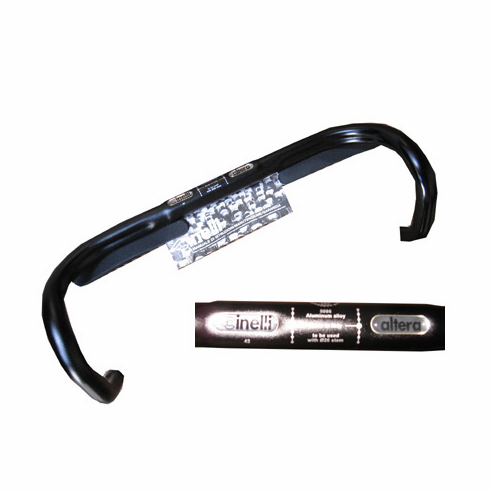 Cinelli Altera Handlebar, Performance Bike Handlebar 42 cm W x 26 mm Dia