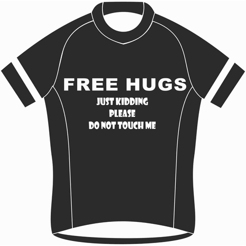 Covid Bike Jersey, Funny Do Not Touch Me Cycling Shirt CoronaVirus