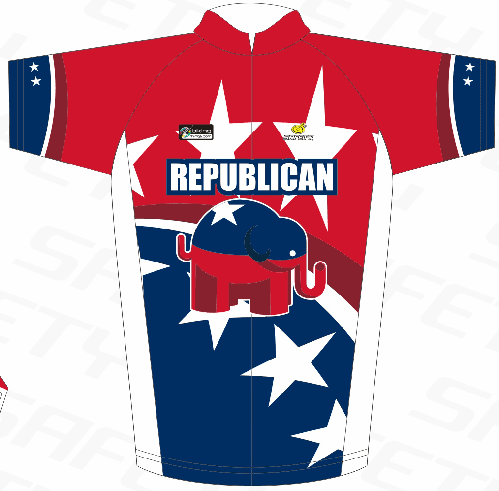 Political Bike Jerseys Democrats Republicans, democrats cycling