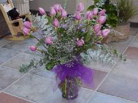 24 Lavender roses bouquet 24 Lavender roses bouquet