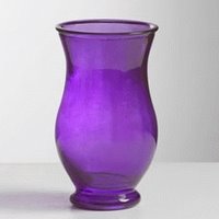 7"H Purple Passion Glass Vase 