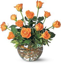 A Dozen Orange Roses