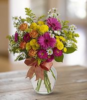 A pretty mix bouquet flowers