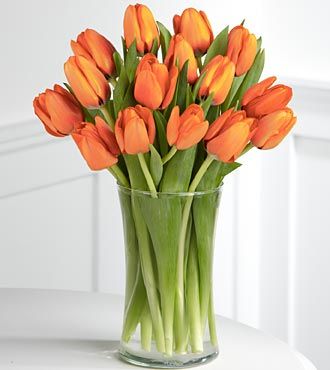 Autumn Fire Tulip Bouquet 