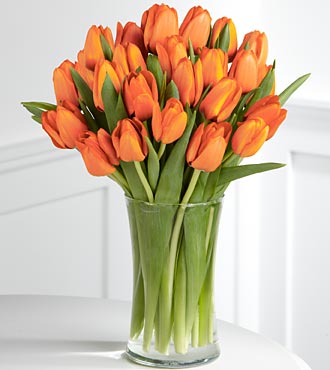  Autumn Fire Tulip Bouquet