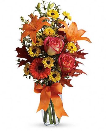 Burst of Autumn Flowers